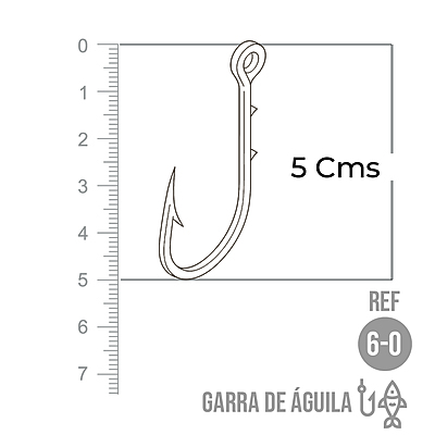 Anzuelo Garra De Aguila # 6/0 Paquete X 100 Unidades Anzuelo Garra De Aguila # 6/0 Paquete X 100 Unidades