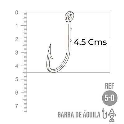 Anzuelo Garra De Aguila # 5/0 Paquete X 100 Unidades Anzuelo Garra De Aguila # 5/0 Paquete X 100 Unidades