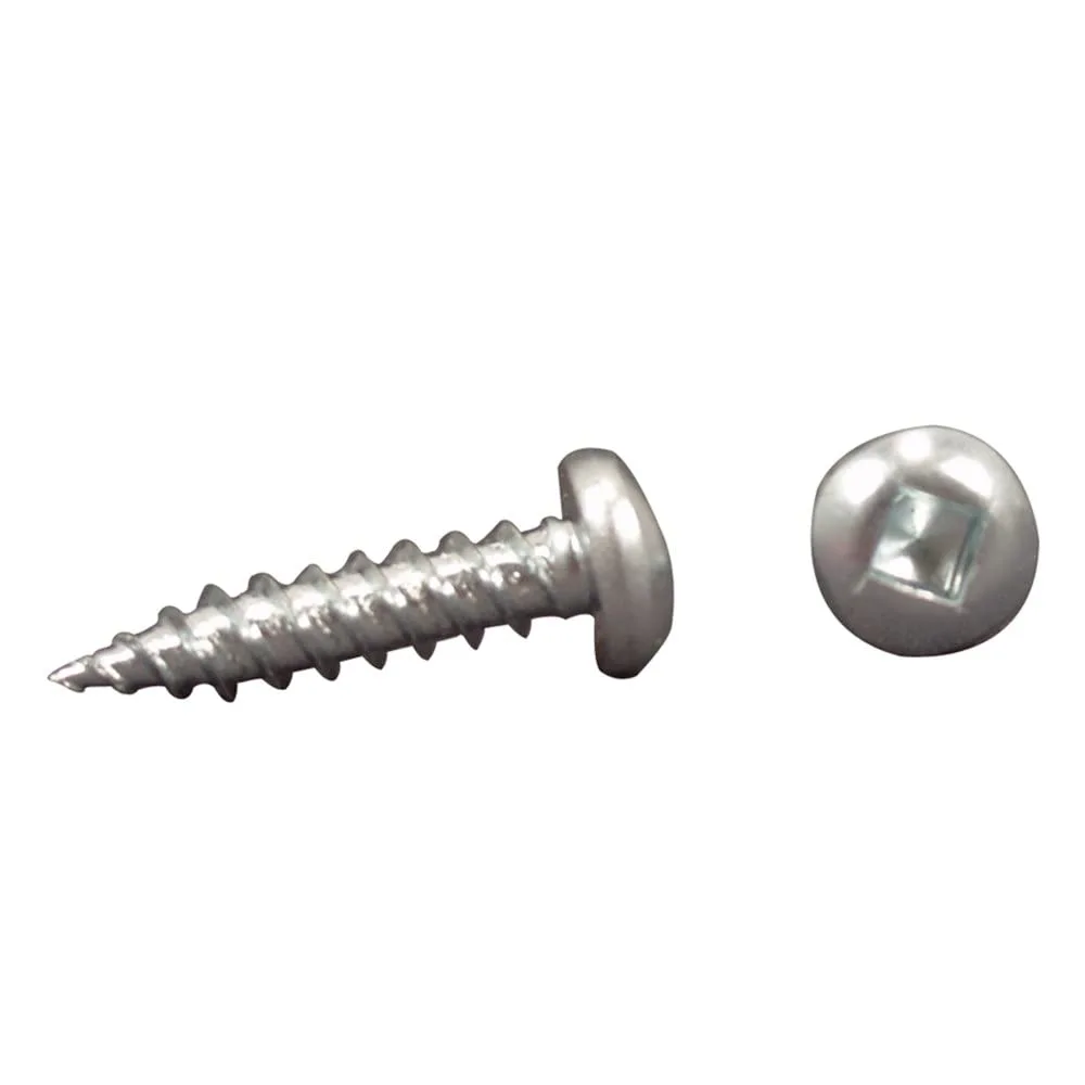 AP Products 012-PSQ500 Square Recess Pan Head Sheet Metal Screws - Pack of 500