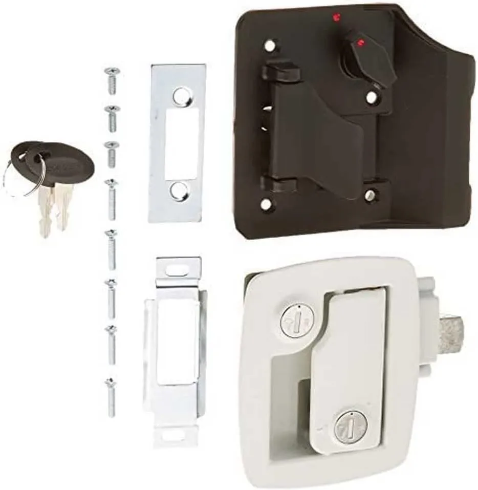 AP Products (013-534) White Trailer Lock with Key