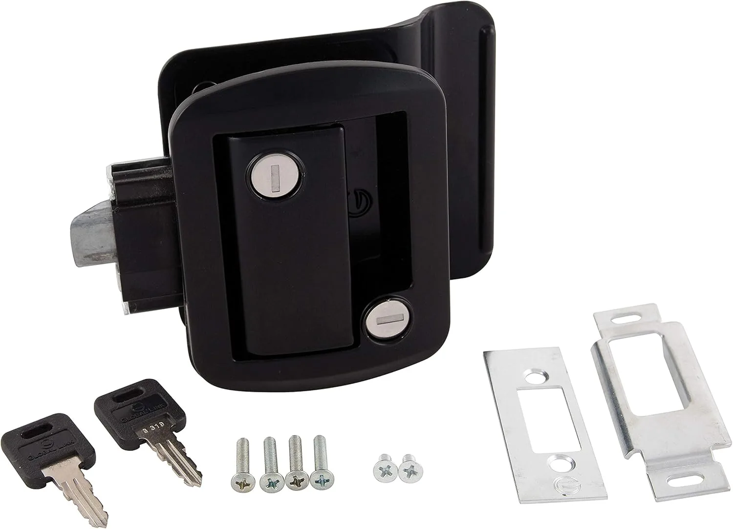 AP Products 013-570 Black Global Travel Trailer Entrance Lock Set