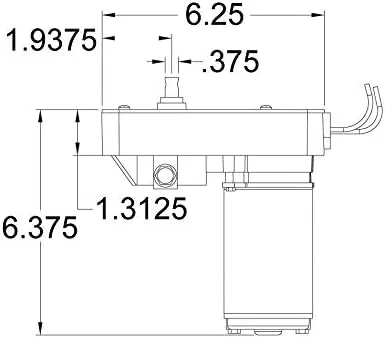 AP Products 014-132682 Venture Actuator Motor 18:1