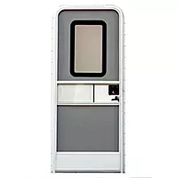 AP Products 015-217720 Polar White 30" x 72" Right Handed Square Entrance Door