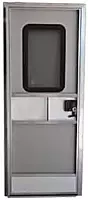 AP Products 015-217720 Polar White 30" x 72" Right Handed Square Entrance Door