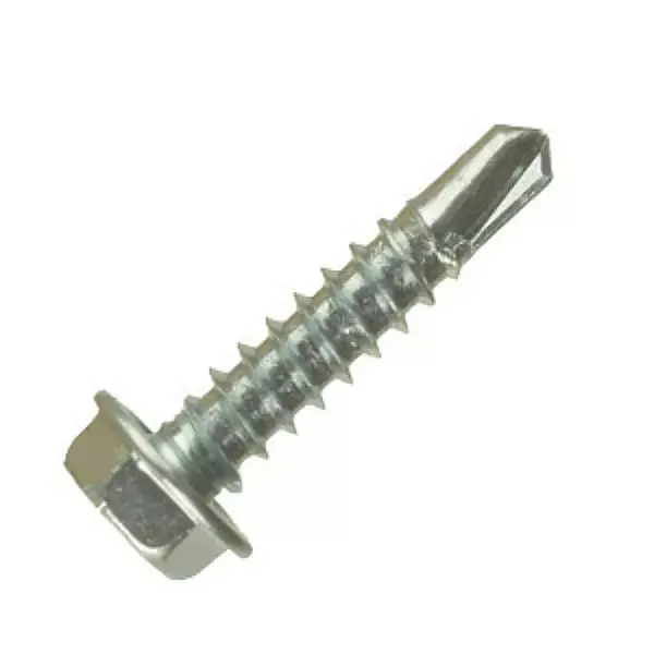 AP Products 012-DP50 8X1 Self-Tapping Hex Washer Head Screw - 1" Pack of 50