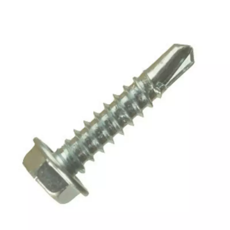 AP Products 012-DP50 8X1 Self-Tapping Hex Washer Head Screw - 1" Pack of 50