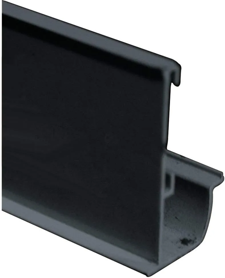 AP Products 021-56202-16 Lrg. Insert Drip Rail - 16 ft, Black