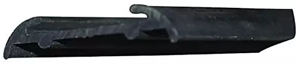 AP Products 0911.1242 8 ft. Black Insert Trim Section Without Lip - Pack of 5