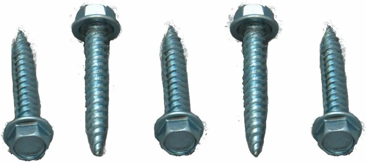 AP Products (012-TR500 8X1 8" x 1" Hex Head Screw, (Pack of 500)