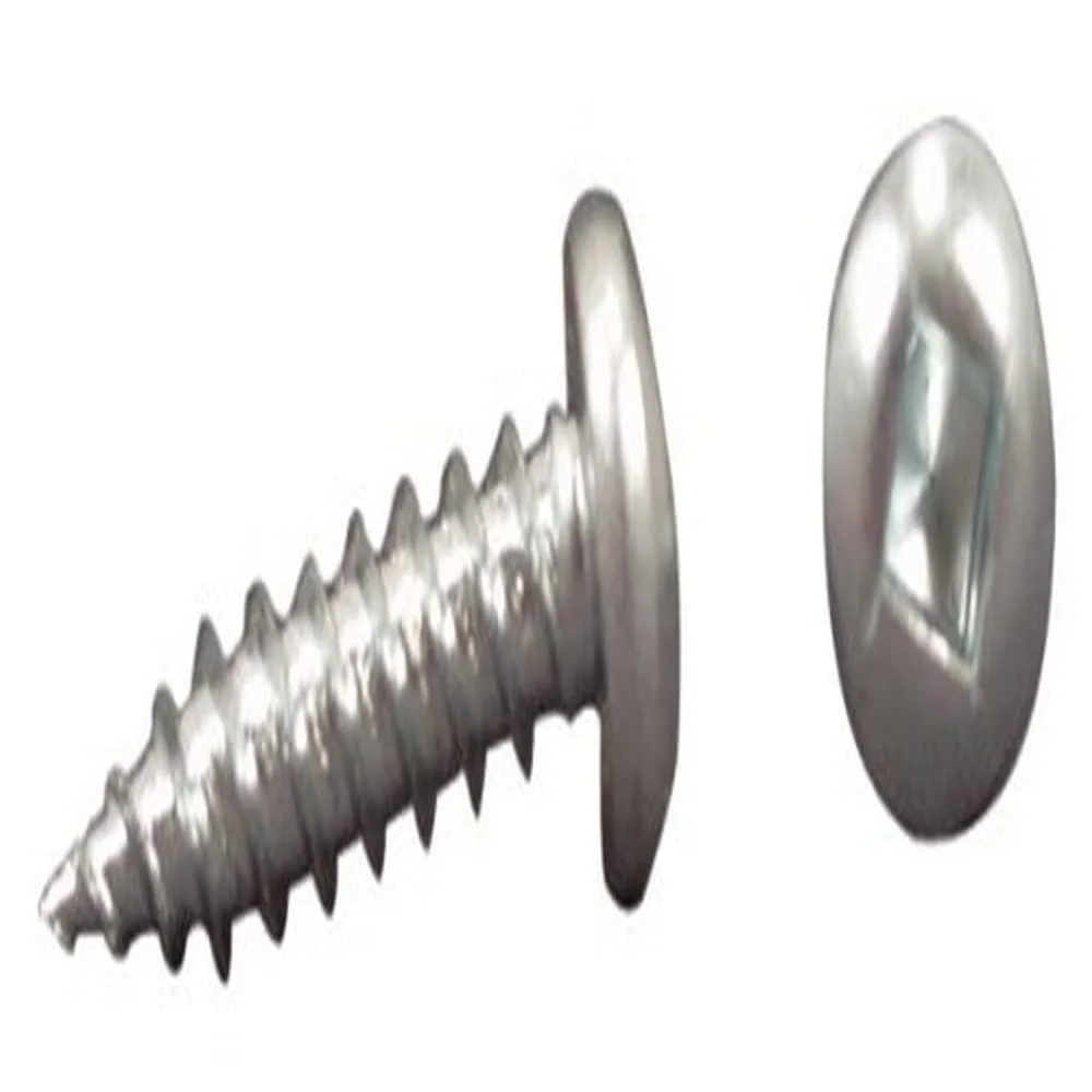 AP Products 012-PSQ500 W 8 X 3/4 White Pan Head Square Recess Screw - Pack of 500