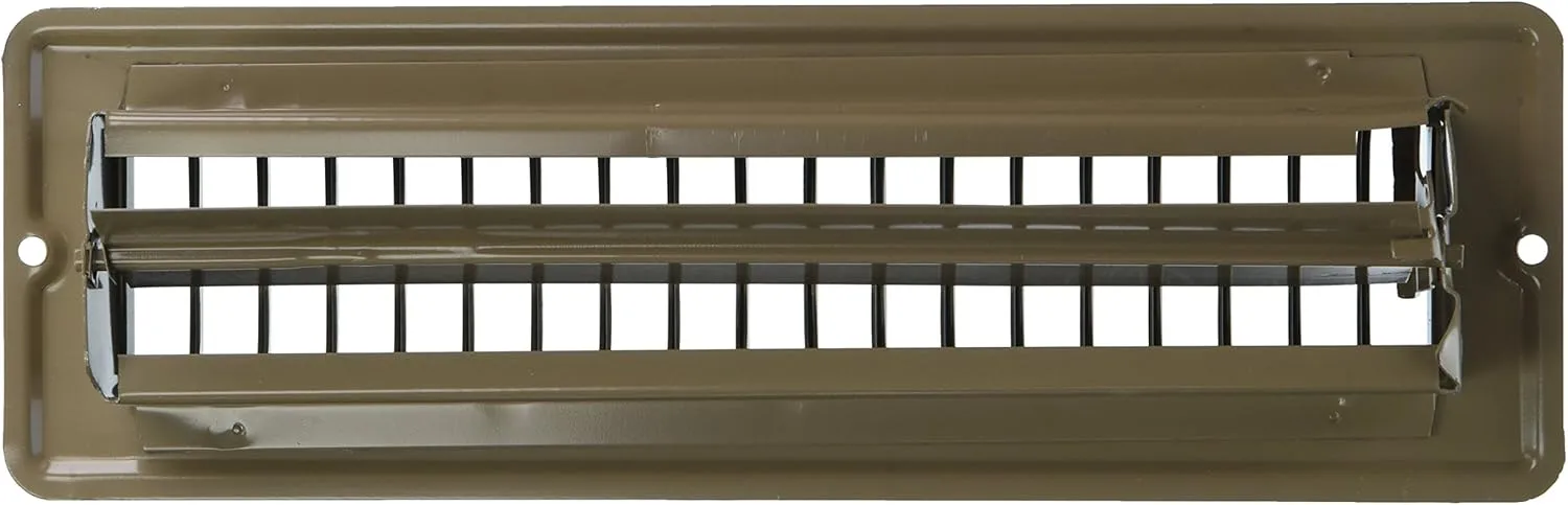 AP Products 13641 Brown 2-1/4 x 10 Floor Register