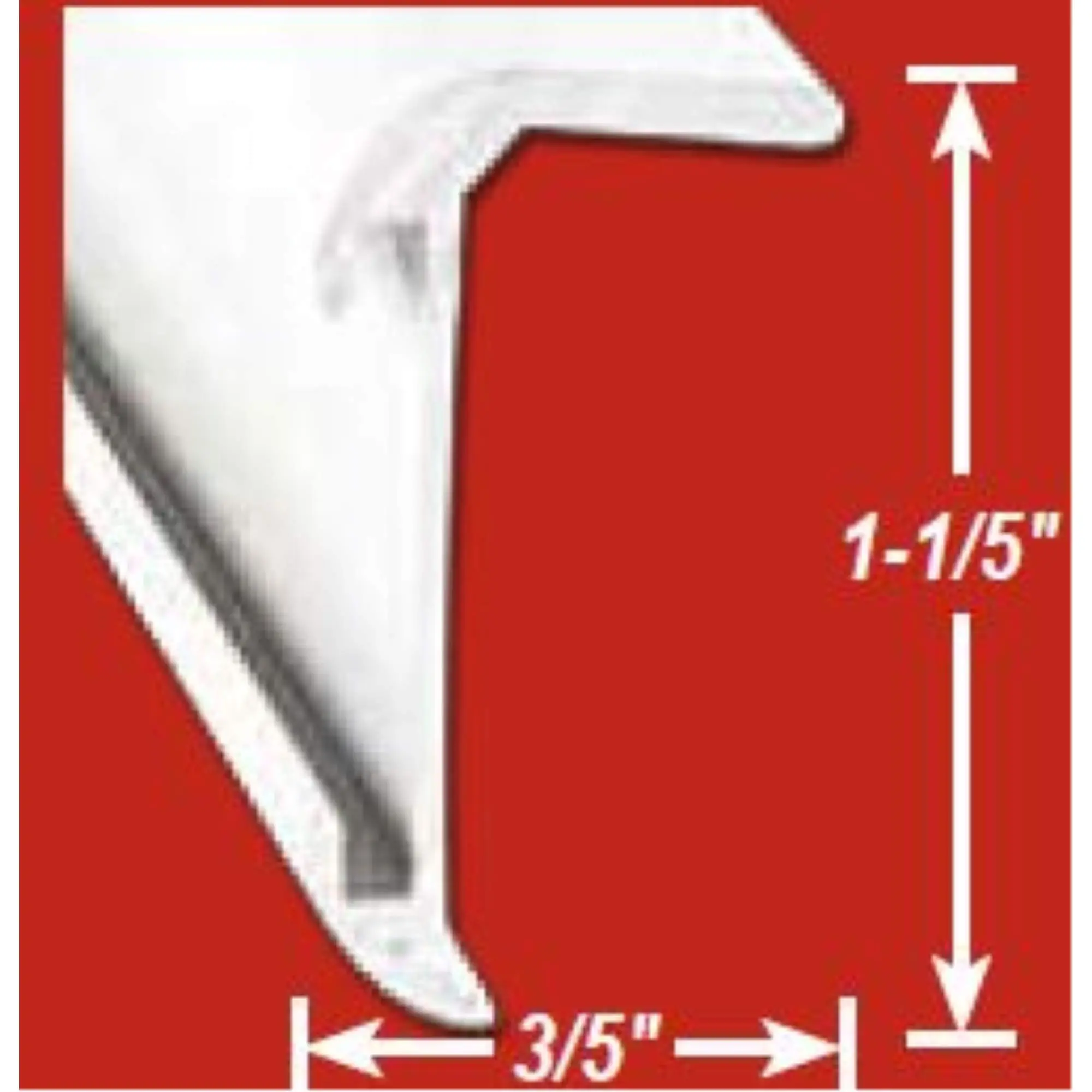 A P Products Corner Molding Mill 16' 5/cs 021-85003-16