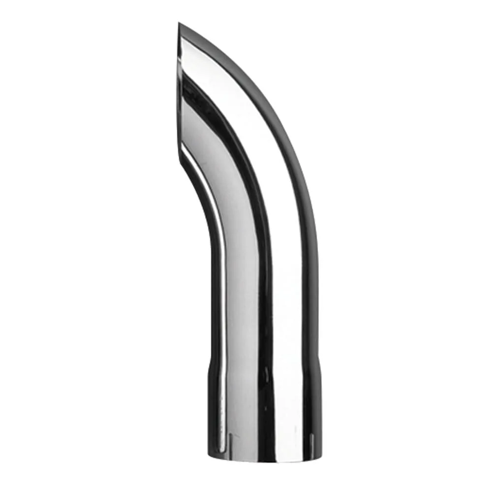 AP Products CTD-5000 Chrome Exhaust Turndown 5" x 14" (Straight)
