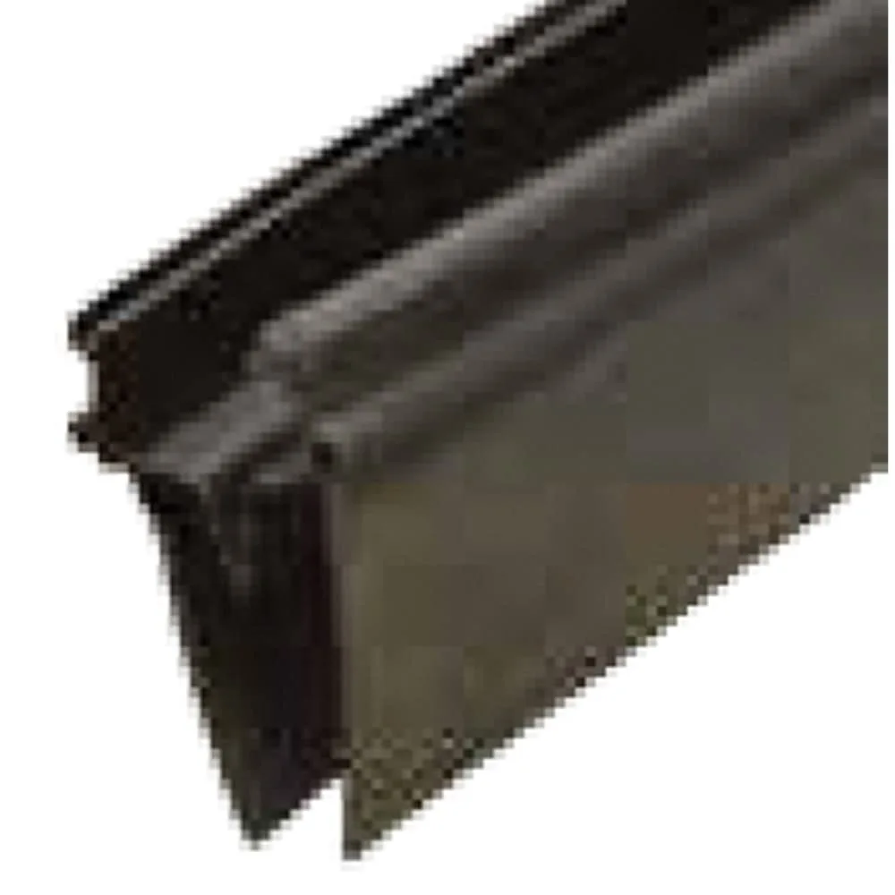 AP Products 018-2082-168 Black Double EKD Seal Base with 2-3/4" Wiper - 1-1/2" x 3-1/2" x 14'