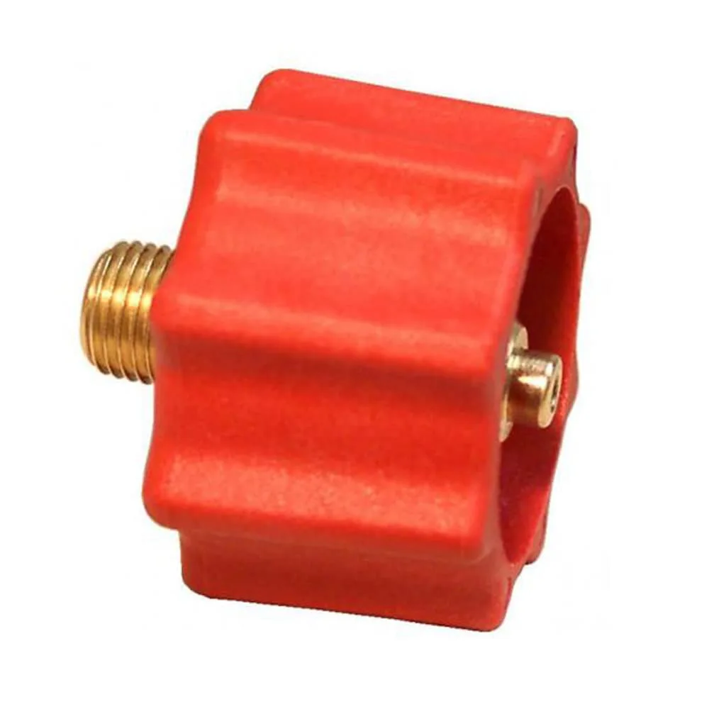 AP Products Marshall Excelsior ME519 Acme Type 1 QCC Connector - 1/4" MNPT x 1-5/16" Female, Red Handle