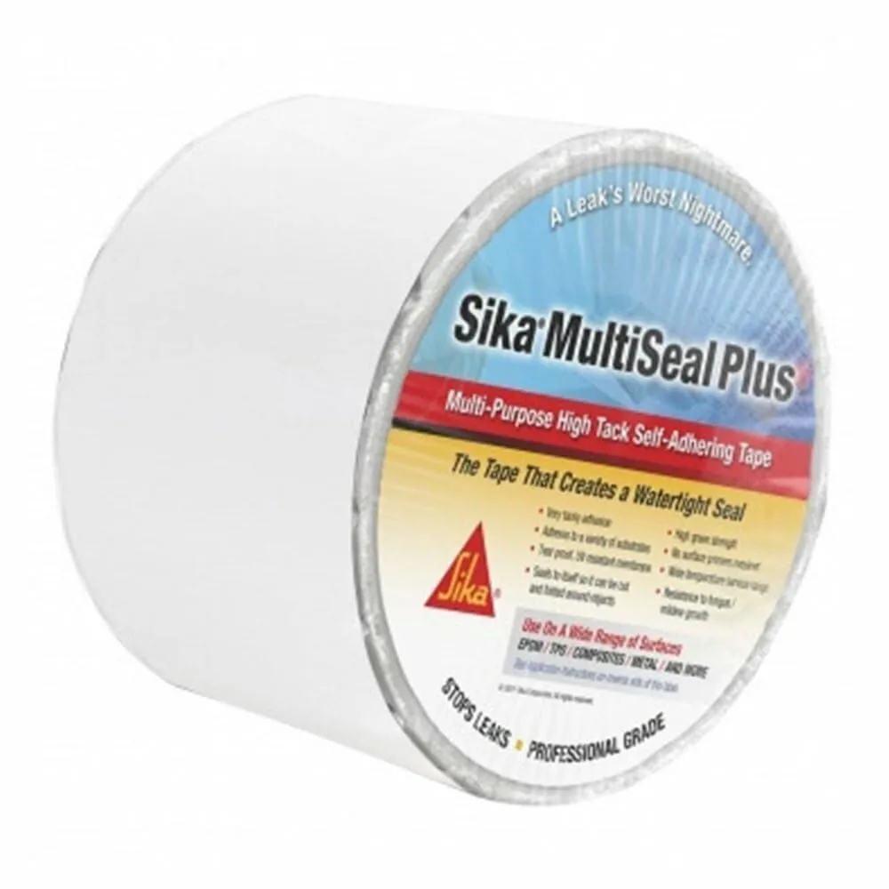 AP Products Sika 017-413828-25 Multiseal Plus Tape - White, 4" x 25' Roll
