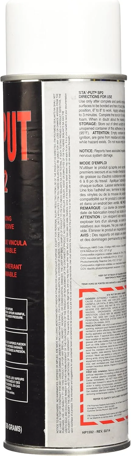 AP Products 001-SP213ACC Spray Adhesive - 13 fl. oz.