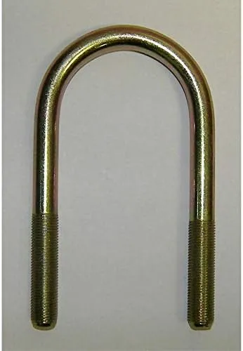 AP Products 014-122073-2 U-Bolt for 2.38" Tube YZ with 0.50" x Flanged Nut - 0.50"-20 x 5.10", 2 Pack