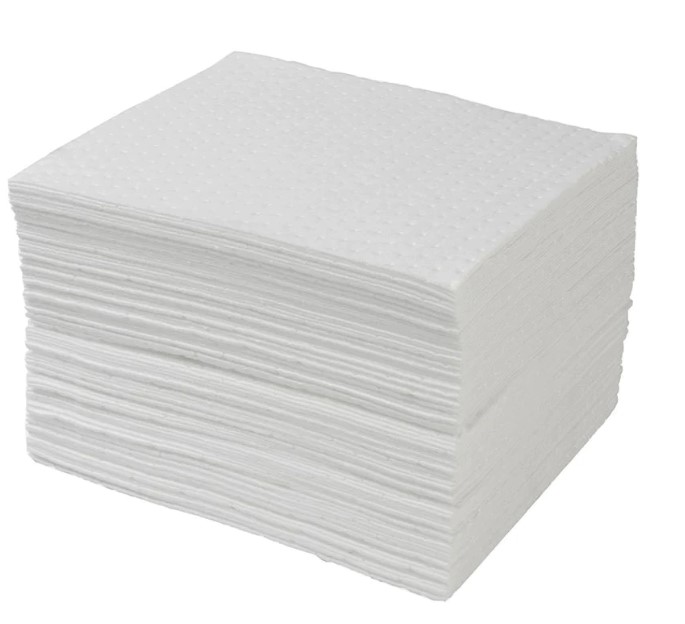 Absorbent Pad 15" x 17" Oil / Chemical Pack of 100s