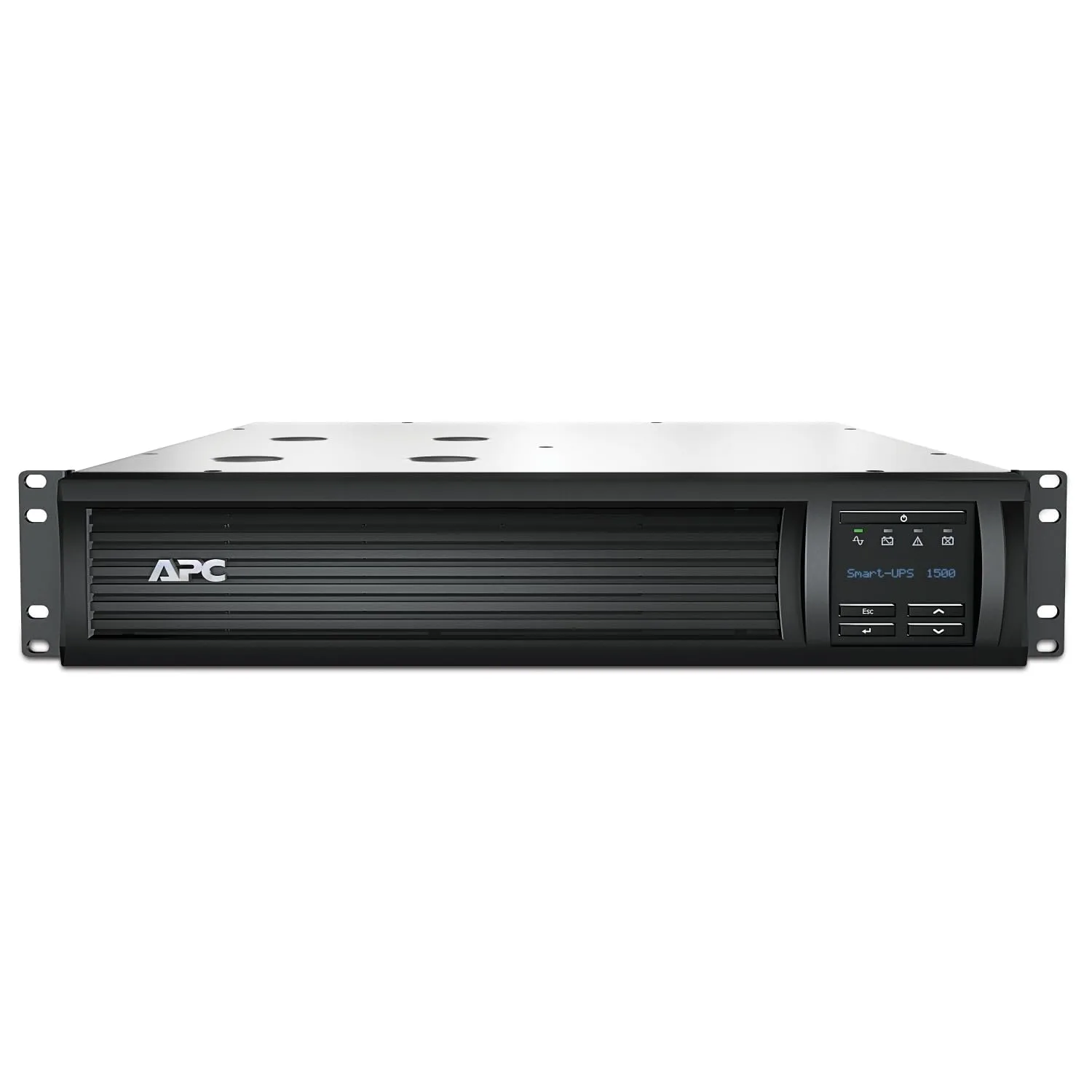 APC 1500VA Smart UPS with SmartConnect and Network Card, SMT1500RM2UCNC, Rackmount 2U, Sinewave UPS Battery Backup, 120V, Line Interactive Uninterruptible Power Supply
