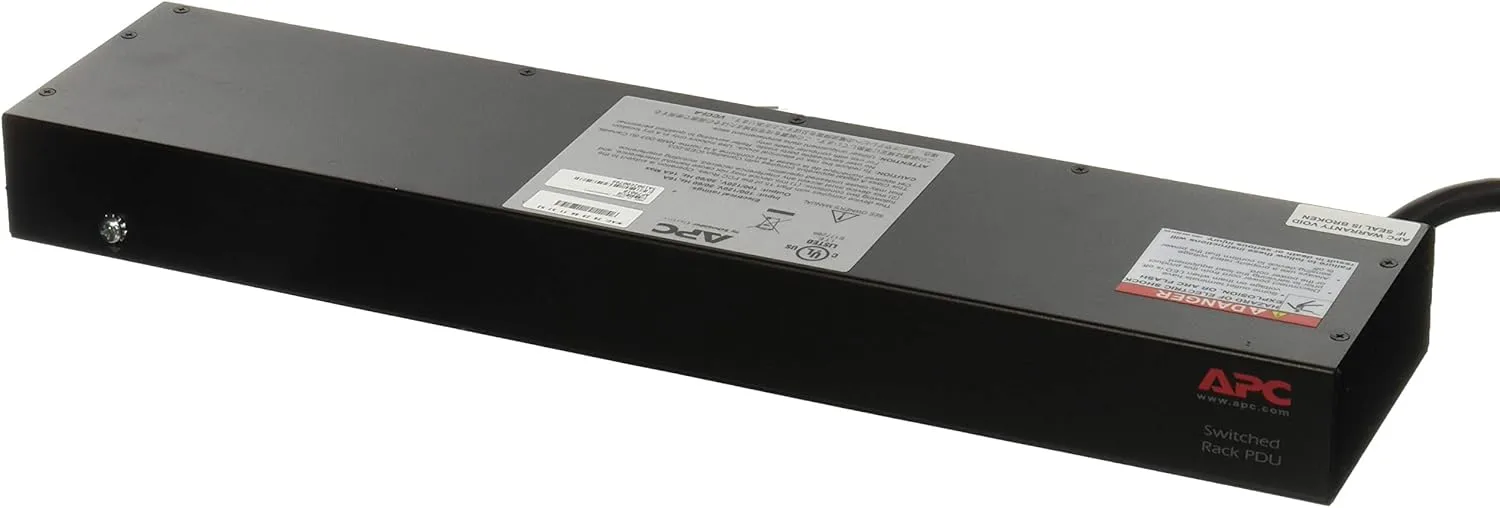 APC Rack PDU, Switched, 1U, 20A, 120V, (8) 5-20 (AP7901B)