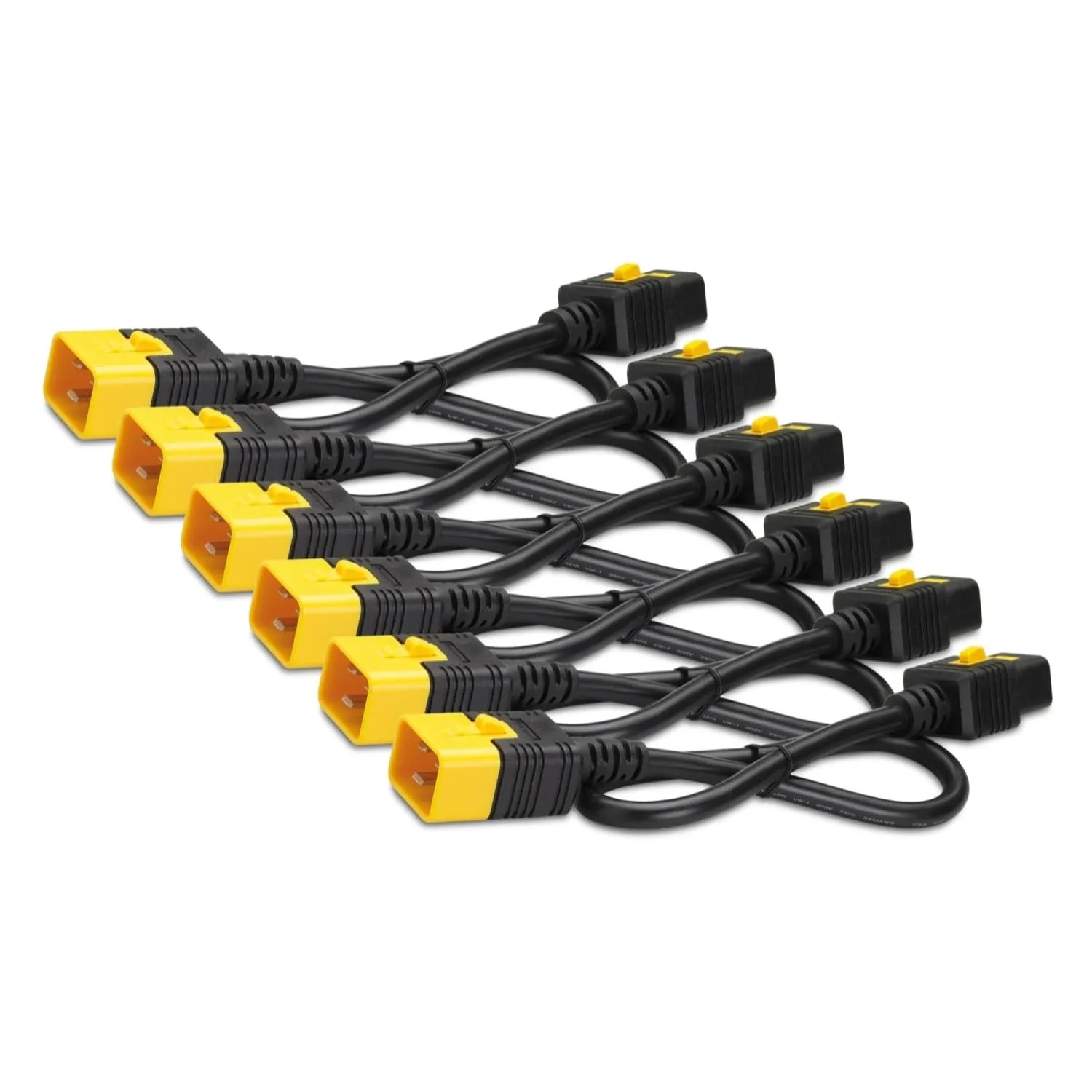 Kit of 6 1.8M Power Cord 6 Ea Locking C19 to C20