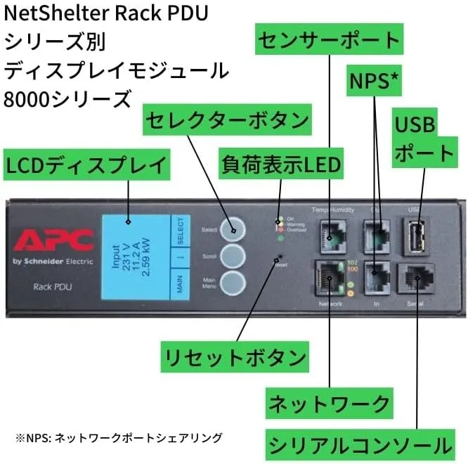 APC Rack PDU Metered-by-Outlet with Switching, 0U 100-120V 30A AP8632