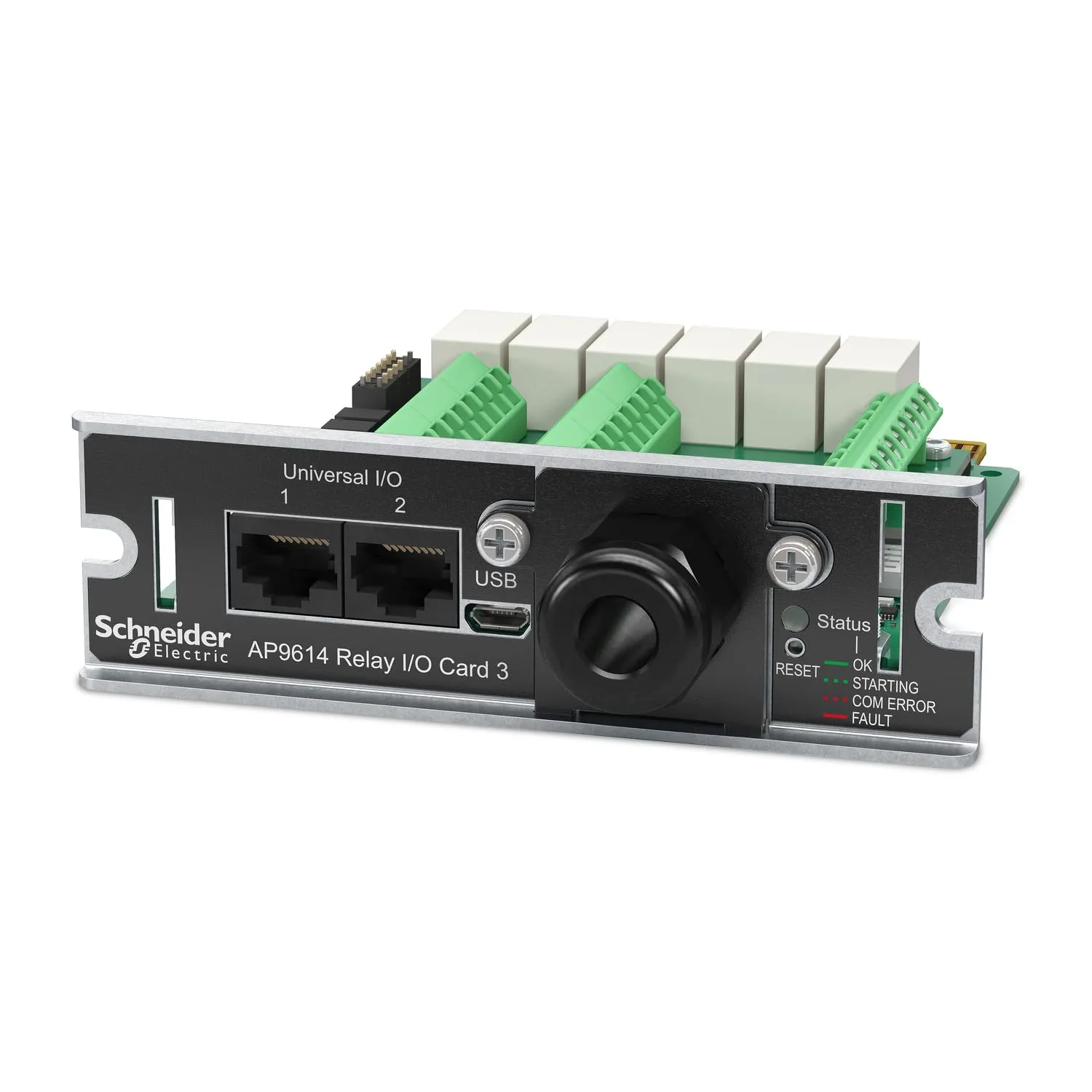 Schneider Electric Relay I/O SmartSlot Card AP9614, Dry Contact
