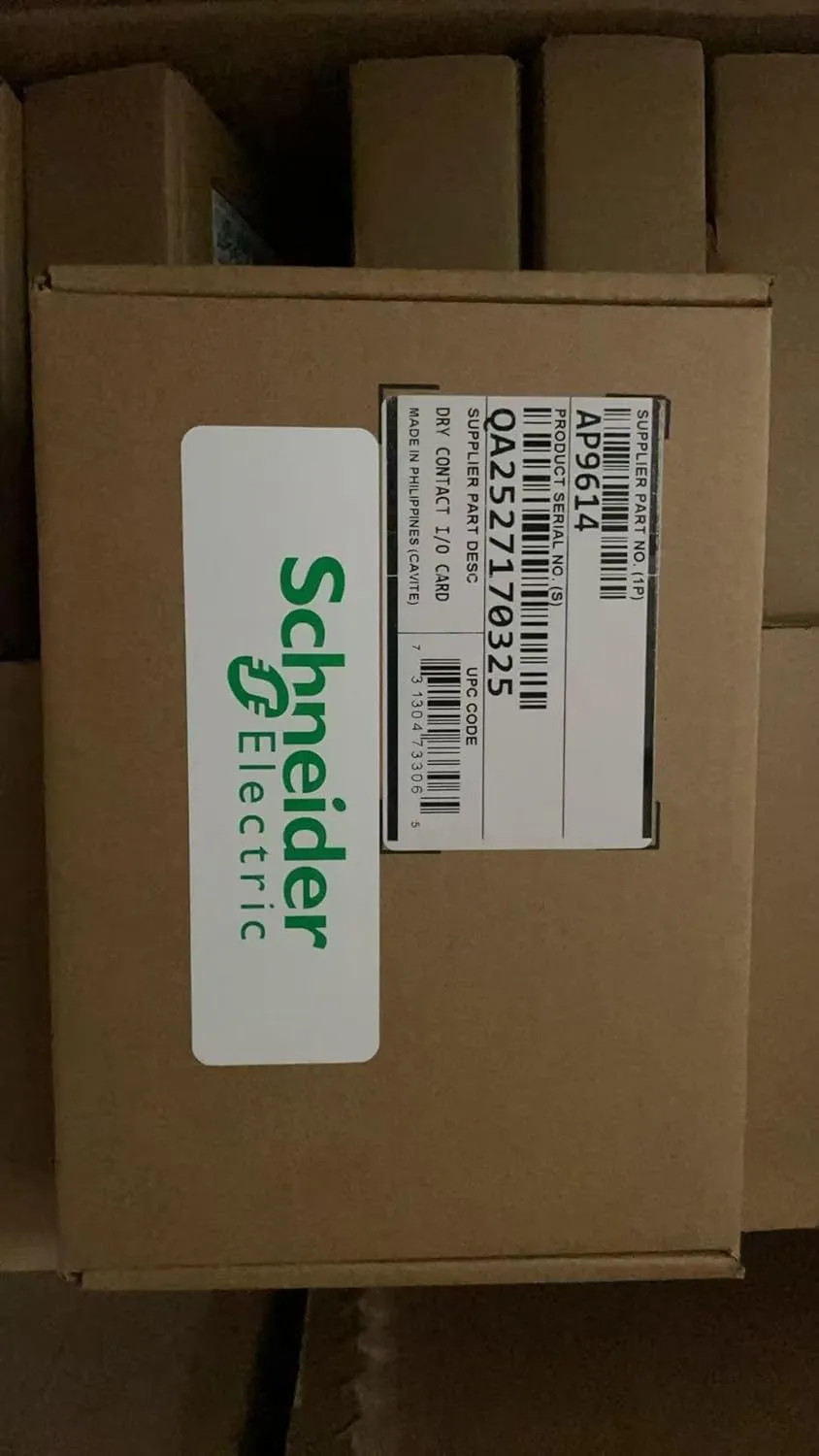 Schneider Electric Relay I/O SmartSlot Card AP9614, Dry Contact