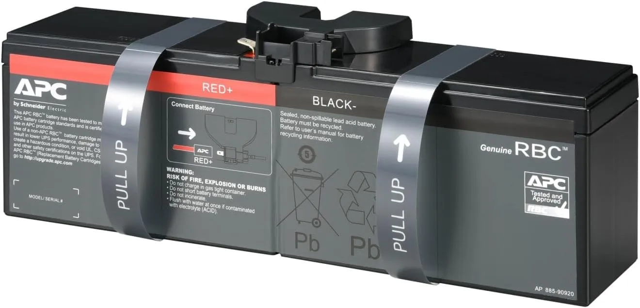 APC UPS Battery Replacement, APCRBC161, for APC UPS BR1350MS and select others