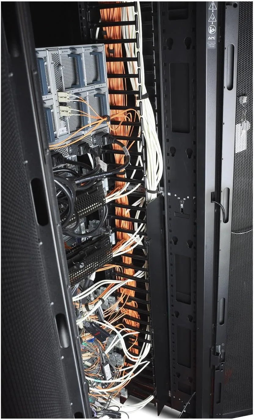APC by Schneider Electric Vertical Cable Manager for NetShelter SX 750mm Wide 42U (Qty 2)