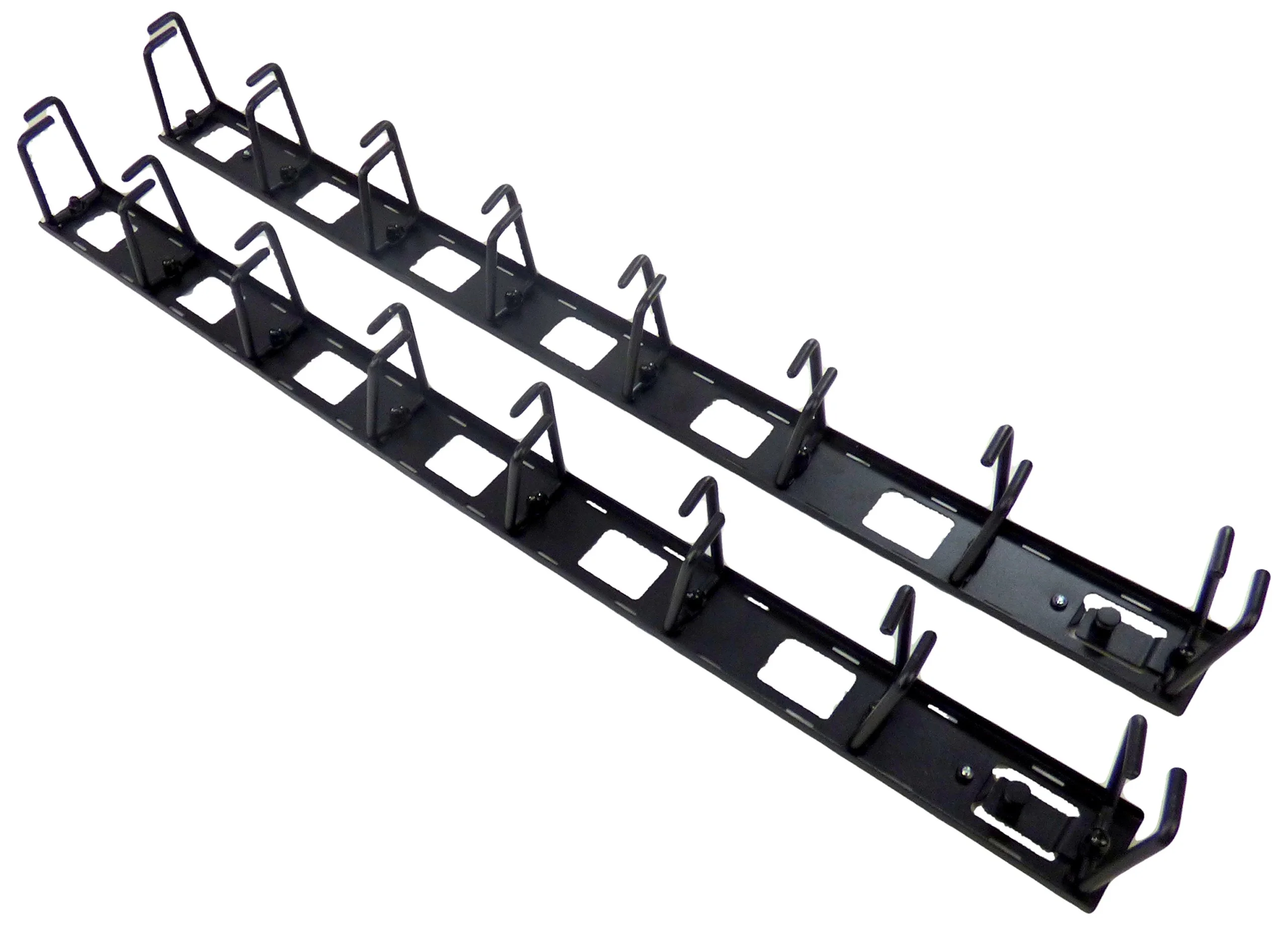 APC NetShelter Vertical Cable Manager (AR8442) - Set of 8 Cable Rings, Black, 55 mm x 766 mm x 85 mm, Zero U