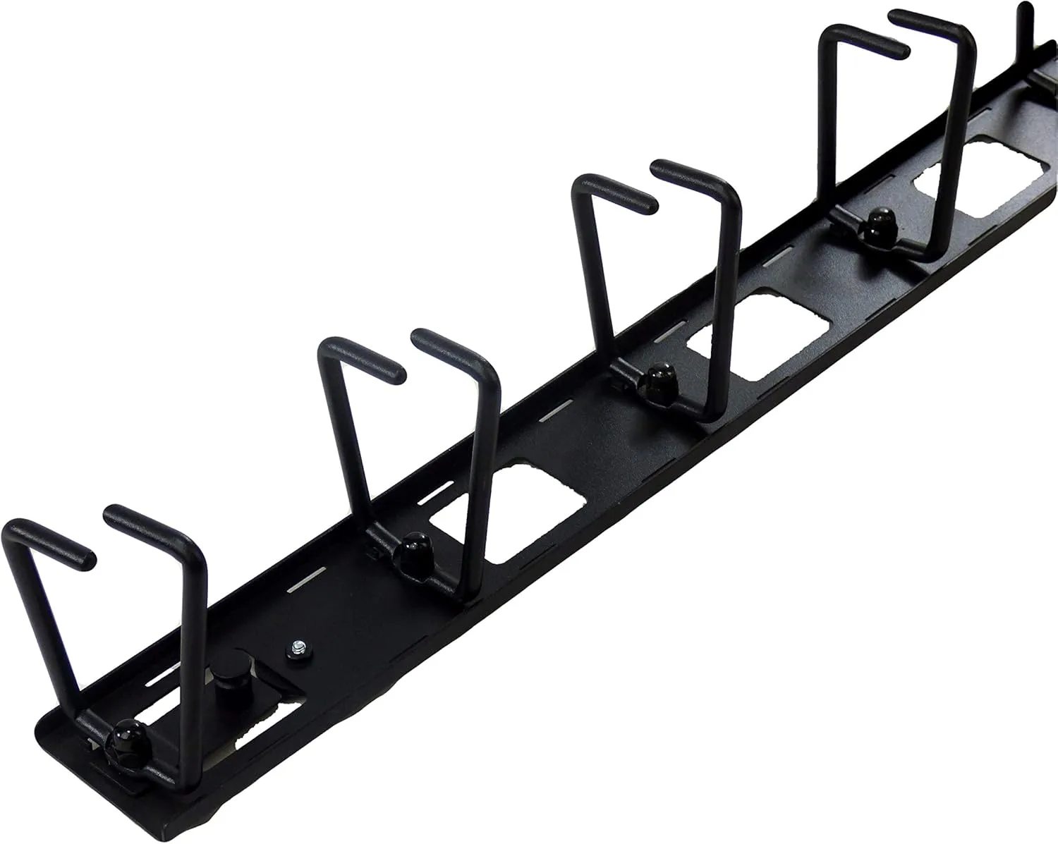 APC NetShelter Vertical Cable Manager (AR8442) - Set of 8 Cable Rings, Black, 55 mm x 766 mm x 85 mm, Zero U