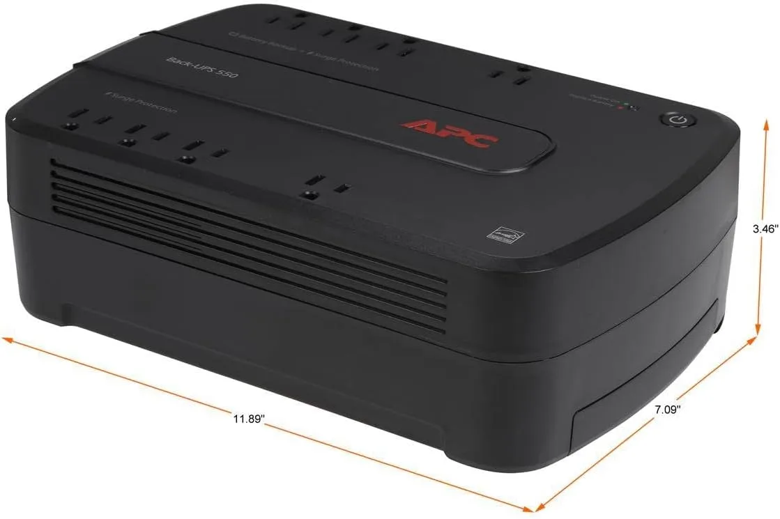 APC Back-UPS Battery Backup and Surge Protector UPS