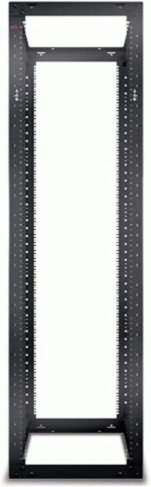 APC NetShelter 4 Post Open Frame Rack - Rack - black - 44U - for P/N: SUA5000RMI5U