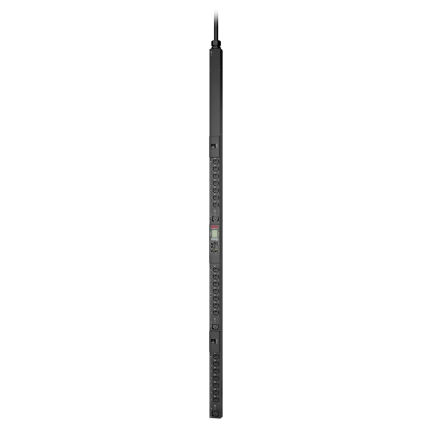 APC NetShelter Switched Rack PDU, 9000 Series, APDU9941, 0U Vertical, 200V-240V, 30A, NEMA L6-30P, 9.8' Cord, Black