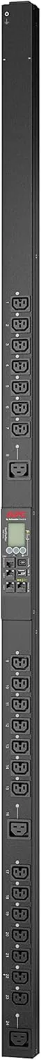 APC NetShelter Switched Rack PDU, 9000 Series, APDU9959NA3, 0U Vertical, 208V, 16A, Input Plug L6-20P, 9.8' Cord, Black