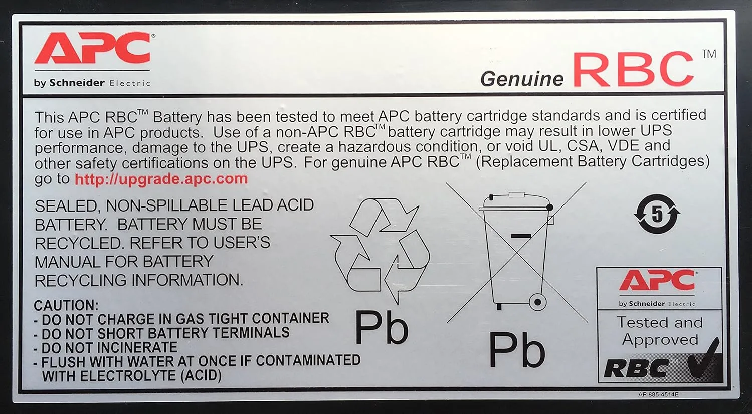 APC UPS Battery Replacement, RBC43, for APC Smart-UPS Models SMT2200RM2U, SMT2200RM2UC, SMT2200RM2UNC, SMT3000RM2U