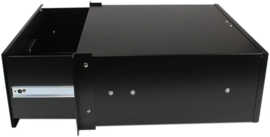 APC Sliding Shelf - AR8123BLK, 100 lb, Black