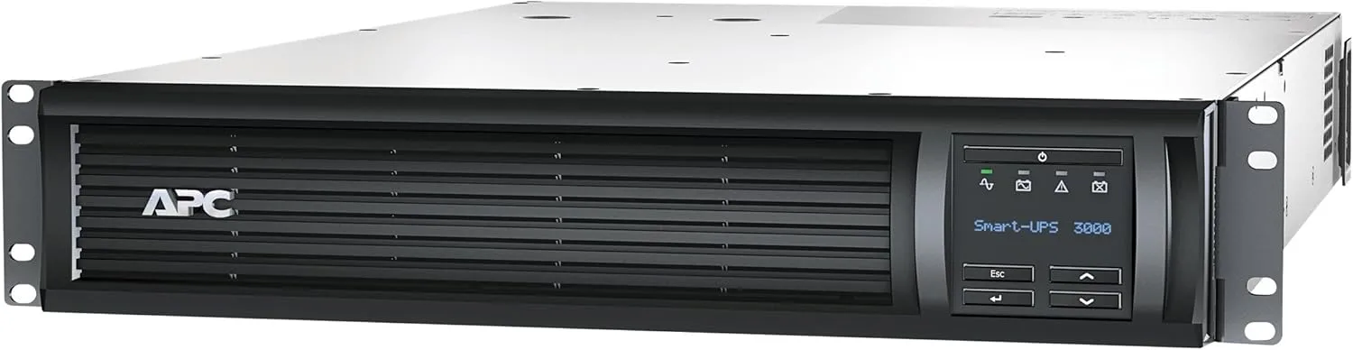 APC by Schneider Electric Smart-UPS 3000VA LCD RM 2U 120V with Network Card - SMT3000RM2UNC