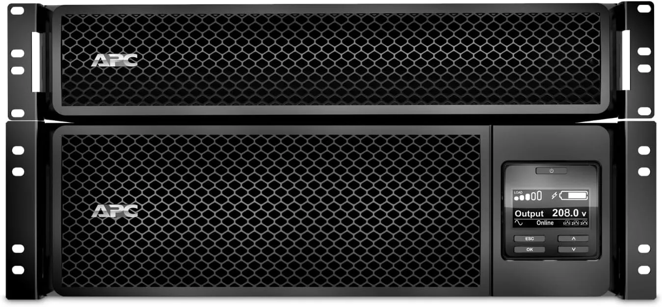 APC Smart-UPS On-Line, 5kVA, Rackmount 5U, 208V, 12x 5-20R+2x L6-20R+1x L6-30R NEMA, Network Card+SmartSlot, W/ rail kit
