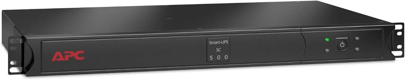 APC Smart-UPS SC 500VA, 1U Rackmount UPS (SC500RM1U)