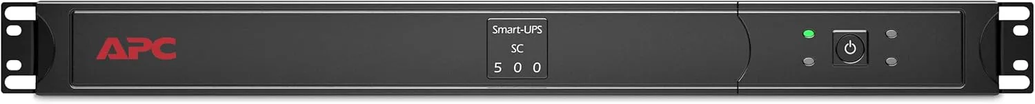 APC Smart-UPS SC 500VA, 1U Rackmount UPS (SC500RM1U)
