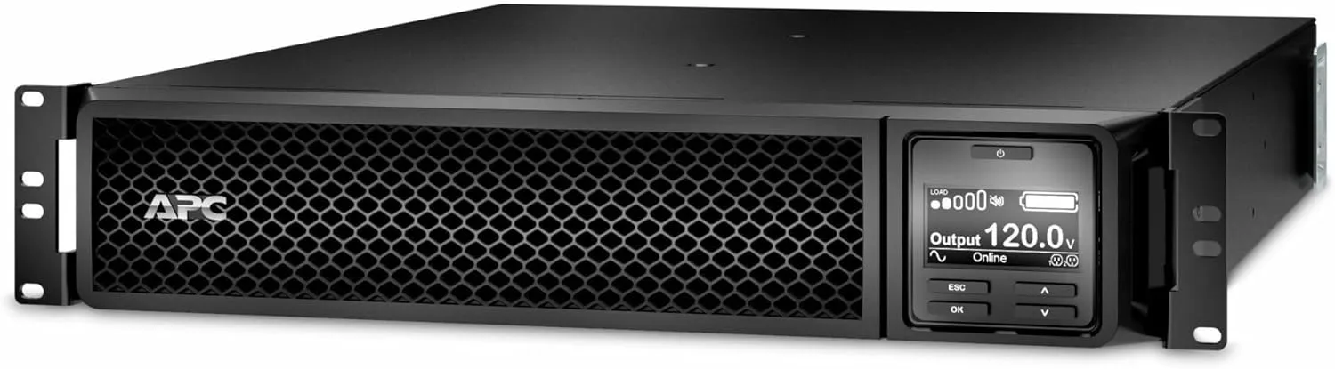 APC Smart-UPS SRT 1000VA/900W Rack-Mount 120V 2U 6x15R 480J Uninterrupted Power Supply