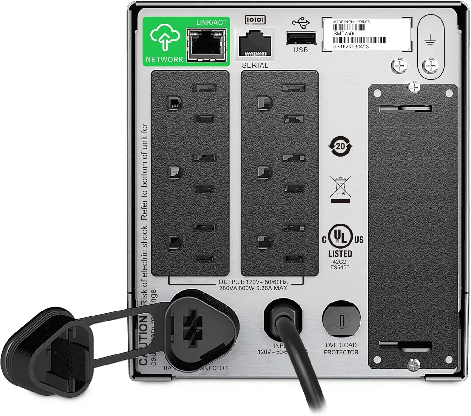 APC Smart-UPS with SmartConnect Line Interactive Uninterruptible Power Supply