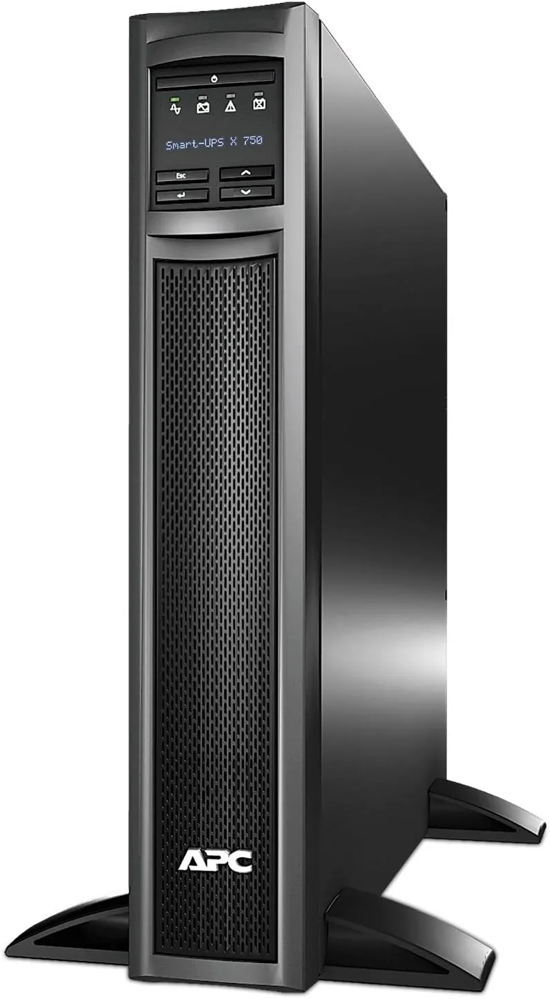 APC Network UPS, 750VA Smart-UPS Sine Wave UPS with Extended Run Option, SMX750C, Tower/2U Rackmount Convertible