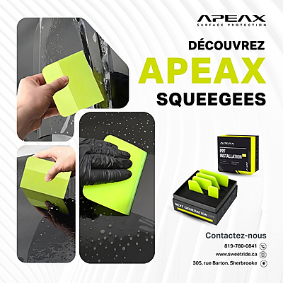Apeax PPF Squeegee Kit 5 pièces