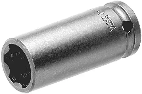 Impact Socket: 1/2" Drive, 14mm Socket, Hex Drive
