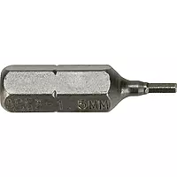 Screwdriver Bit, 5.0mm Hex, 1/4" Shank, PK5