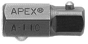 APEX, A-316, 00104 3/8" MALE SOCKET A